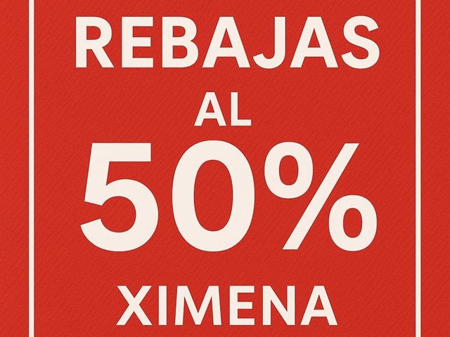 Rebajas al 50%