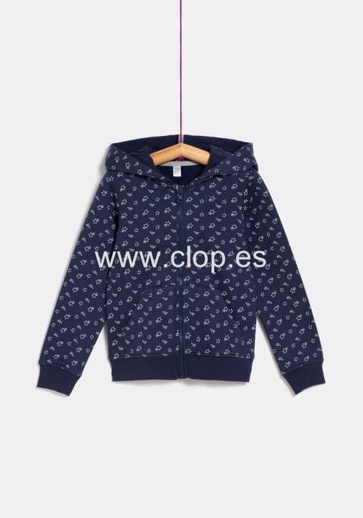 Sudadera de deporte abierta Unisex TEX - Imagen 1